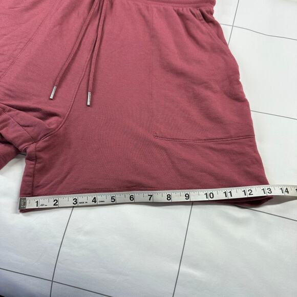 Athleta Balance Romper Womens Medium Petite Pink Sleeveless Soft Active Travel - Picture 14 of 14